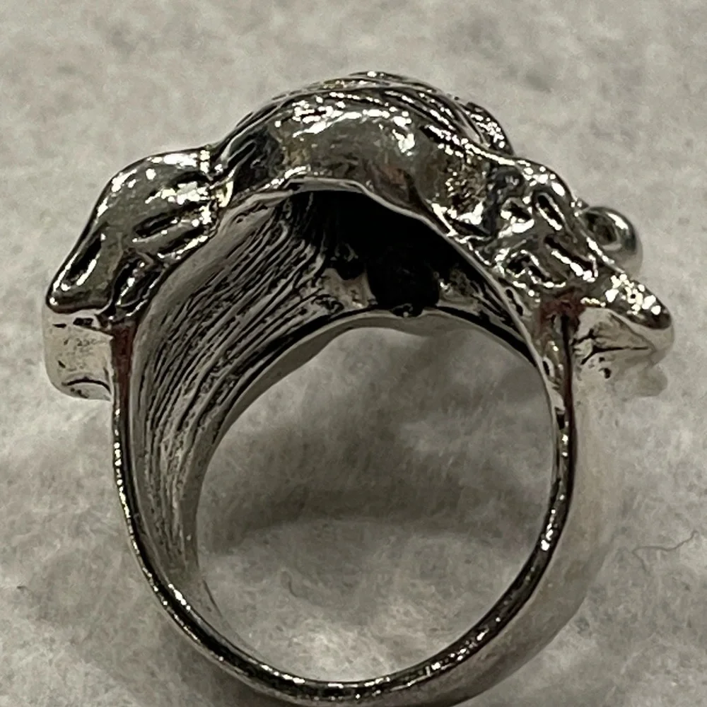 Silver Elephant Men’s Ring Size - 9 / Nickel - Picture 5 of 8